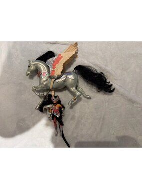 RARE Shower Power Catra Silver Storm Horse Figure Doll Princess of Power She-ra